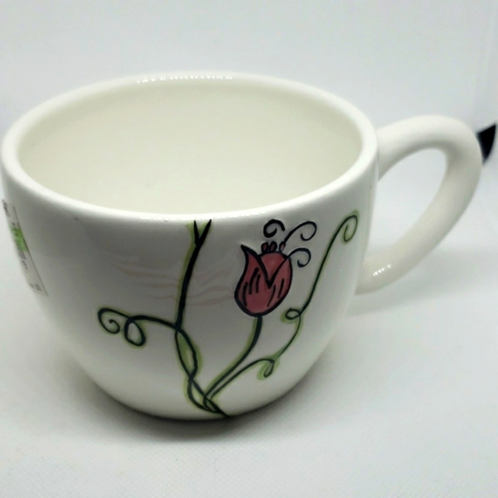 Starbucks pink rose coffee mug